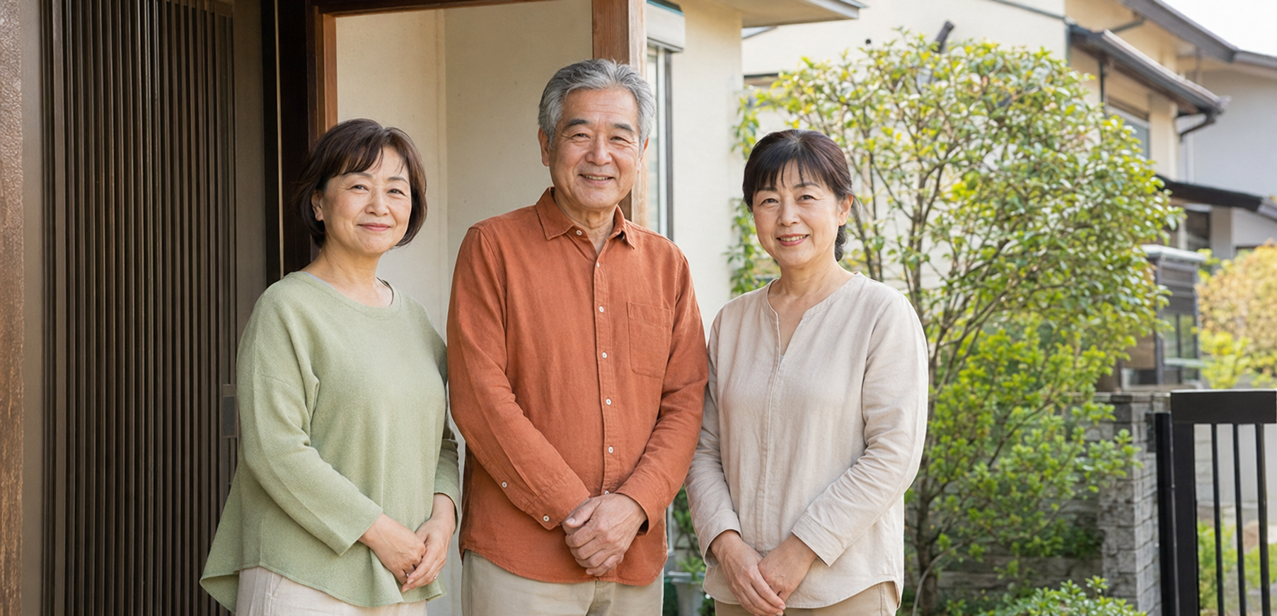地域で暮らす経験豊富な3名のスタッフ